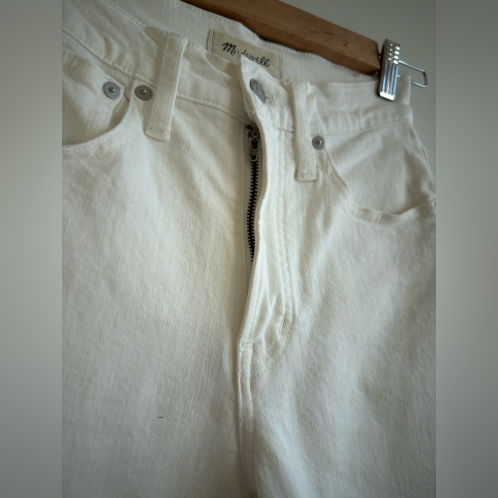 Madewell Perfect Vintage Wide-Leg Crop White Jean - Picture 8 of 14